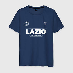 Футболка хлопковая мужская Lazio Форма Чемпионов, цвет: тёмно-синий