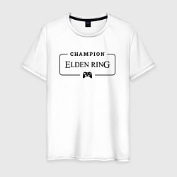 Мужская футболка Elden Ring Gaming Champion: рамка с лого и джойсти