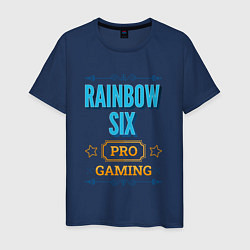 Футболка хлопковая мужская Игра Rainbow Six PRO Gaming, цвет: тёмно-синий