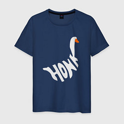 Мужская футболка Honk White Гусь Белый