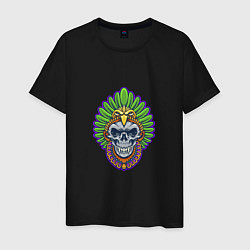 Мужская футболка Skull - Indian