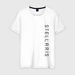 Мужская футболка Стелларис Вертикальное лого