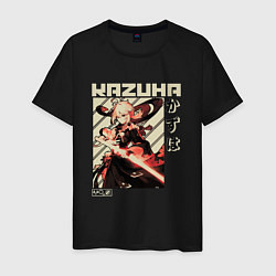 Мужская футболка Kazuha геншин