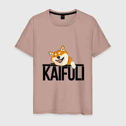 Мужская футболка Kaifuli shiba inu