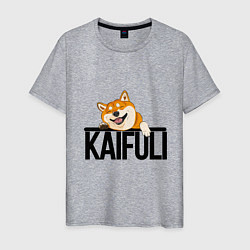 Мужская футболка Kaifuli shiba inu