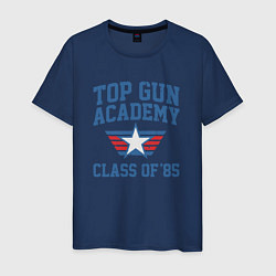 Футболка хлопковая мужская TOP GUN Academy Class of 85, цвет: тёмно-синий