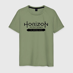 Мужская футболка Horizon forbidden west - logo