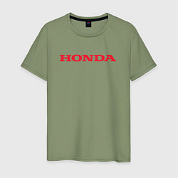 Мужская футболка HONDA ХОНДА LOGO спина