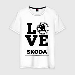 Мужская футболка Skoda Love Classic