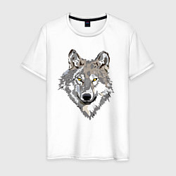 Мужская футболка Волчья морда