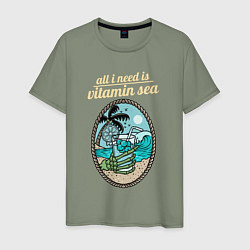 Мужская футболка Все что мне нужно - это витамин моря