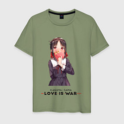 Мужская футболка Госпожа Кагуя Love is war Синомия