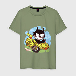 Мужская футболка Felix - the cat