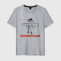 Мужская футболка ROCKETMAN Человек-ракета