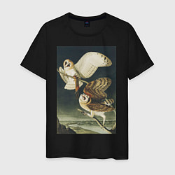 Мужская футболка Barn Owl Сова