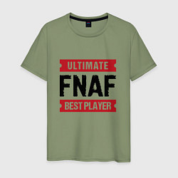 Мужская футболка FNAF: таблички Ultimate и Best Player