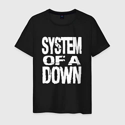 Мужская футболка System of a Down логотип