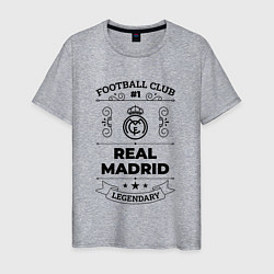 Мужская футболка Real Madrid: Football Club Number 1 Legendary