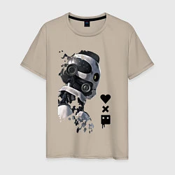 Мужская футболка Xbot 4000 в профиль с лого