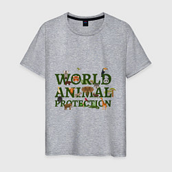 Мужская футболка WORLD ANIMAL PROTECTION