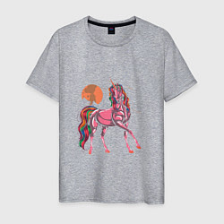 Мужская футболка UNICORN HORSE