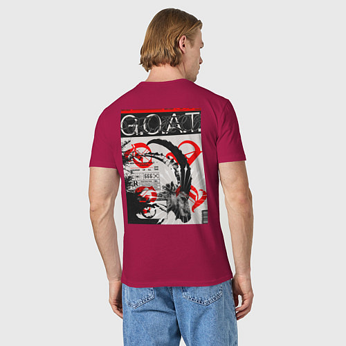 Мужская футболка Polyphia / Маджента – фото 4