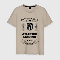 Мужская футболка Atletico Madrid: Football Club Number 1 Legendary