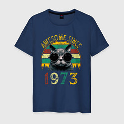 Мужская футболка Потрясающий котэ 1973