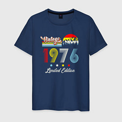Мужская футболка Винтаж 1976 ограниченная серия