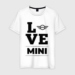 Футболка хлопковая мужская Mini Love Classic, цвет: белый