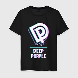 Мужская футболка Deep Purple Glitch Rock