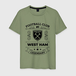 Мужская футболка West Ham: Football Club Number 1 Legendary