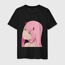 Мужская футболка Zero Two крупный план