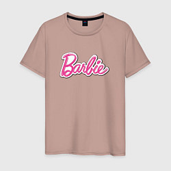 Мужская футболка Barbie logo