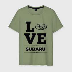 Мужская футболка Subaru Love Classic