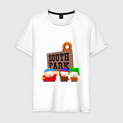 Мужская футболка Южный парк артлоготип