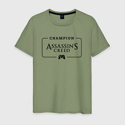 Мужская футболка Assassins Creed Gaming Champion: рамка с лого и дж