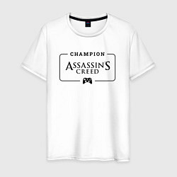 Мужская футболка Assassins Creed Gaming Champion: рамка с лого и дж