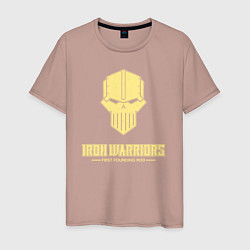 Мужская футболка Железные воины лого винтаж