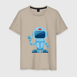 Мужская футболка Blue Spaceman