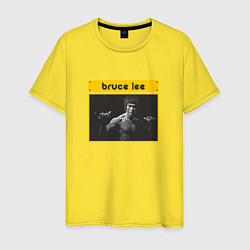 Мужская футболка Брюс Ли в культовой позе