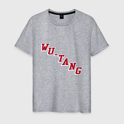 Футболка хлопковая мужская Wu-Tang Man, цвет: меланж