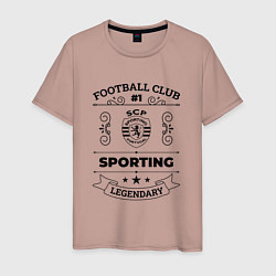 Мужская футболка Sporting: Football Club Number 1 Legendary