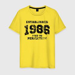 Мужская футболка Создано в 1986 году и доведено до совершенства