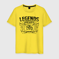 Мужская футболка Легенды рождаются в 1986 году