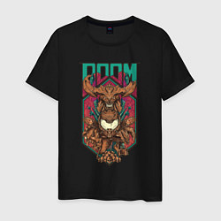 Мужская футболка Doom - demon