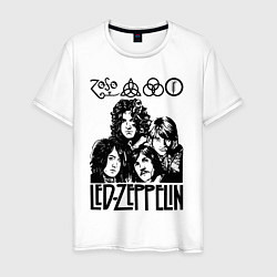 Мужская футболка Led Zeppelin Black