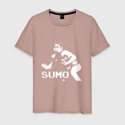 Мужская футболка Sumo pixel art