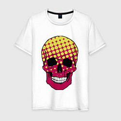 Мужская футболка Pop-art skull