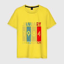 Мужская футболка 1984 - Январь